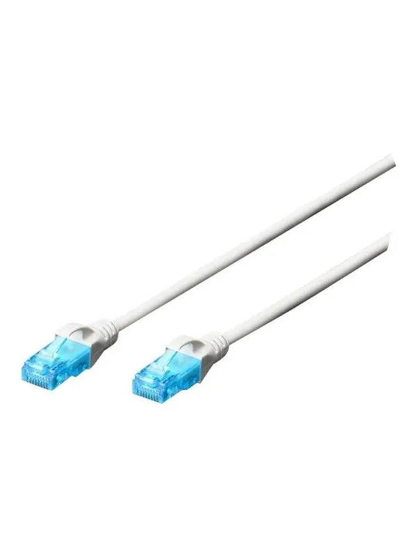 DIGITUS Professional patch cable - 3 m - white - Hvit - 3m