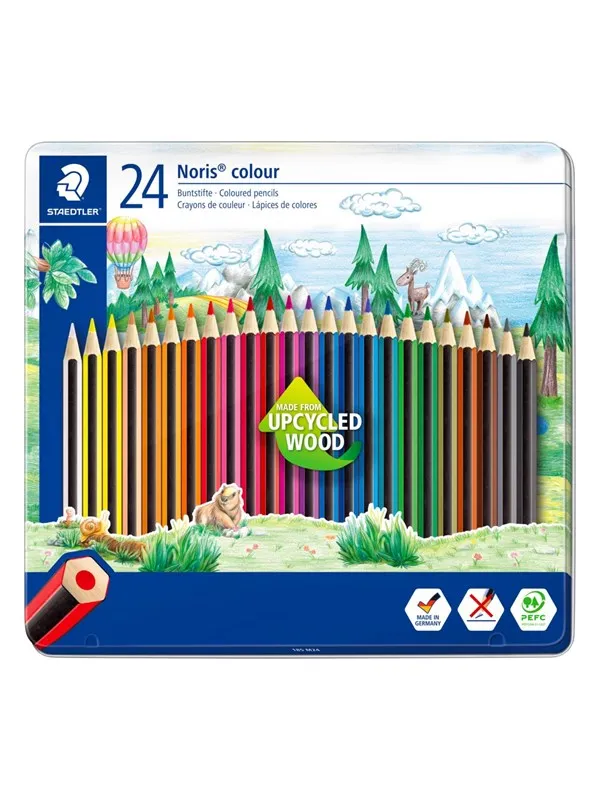 Staedtler Col. pencil Noris c. 24pc 100% PEFC
