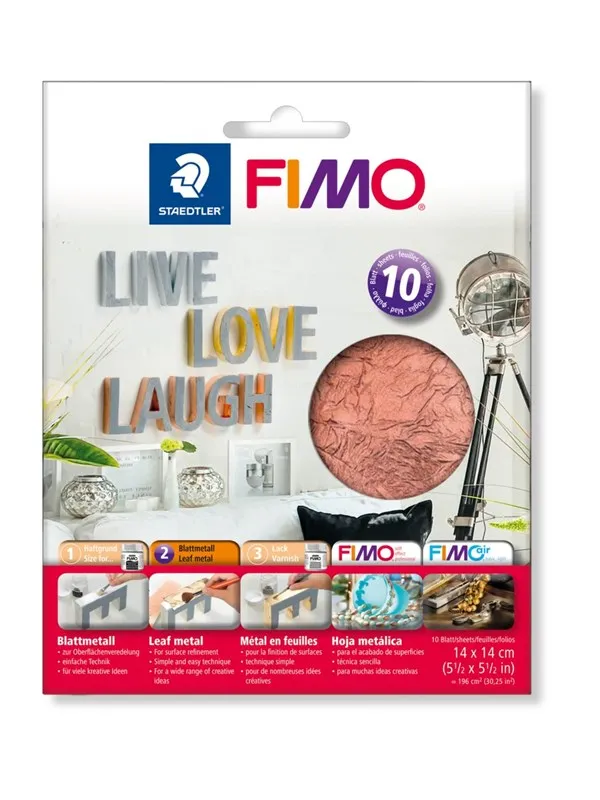 Staedtler Accessory FIMO Leaf metal copper 10