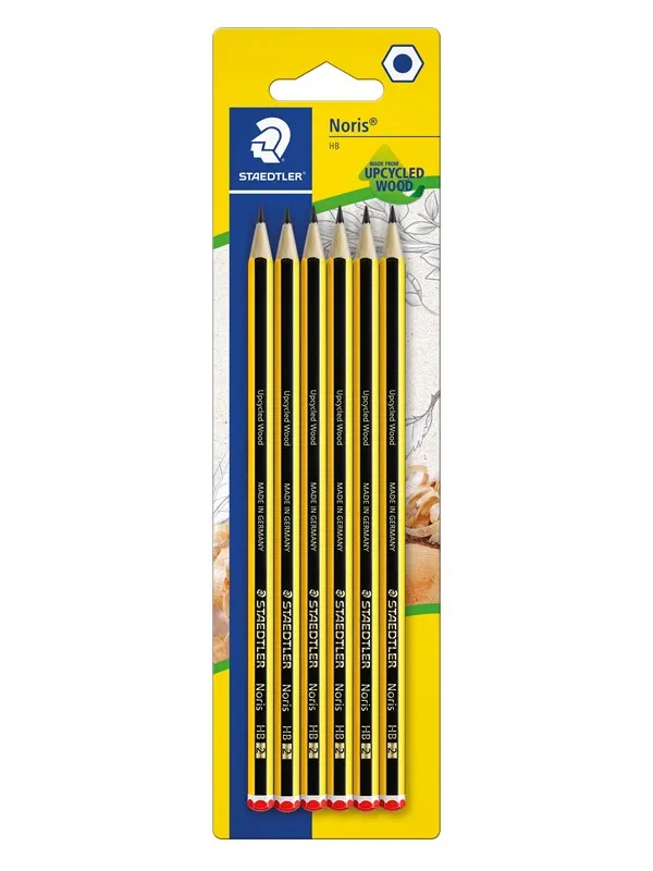 Staedtler Pencil Noris HB x6 bc 100% PEFC