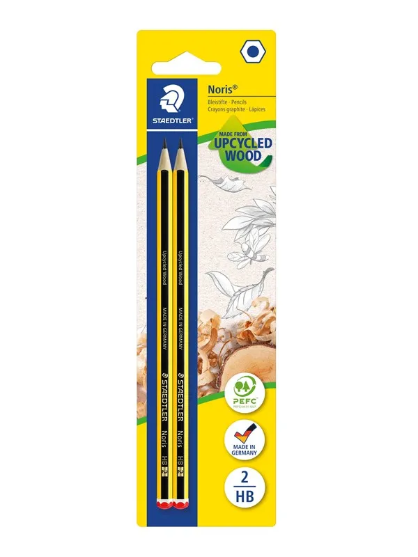 Staedtler Pencil Noris HB x2 bc 100% PEFC