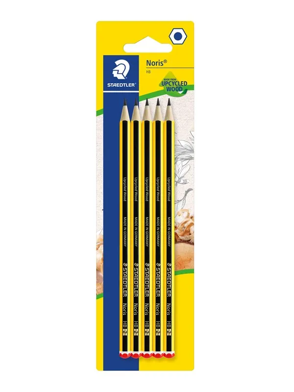 Staedtler Pencil Noris HB x5 bc 100% PEFC