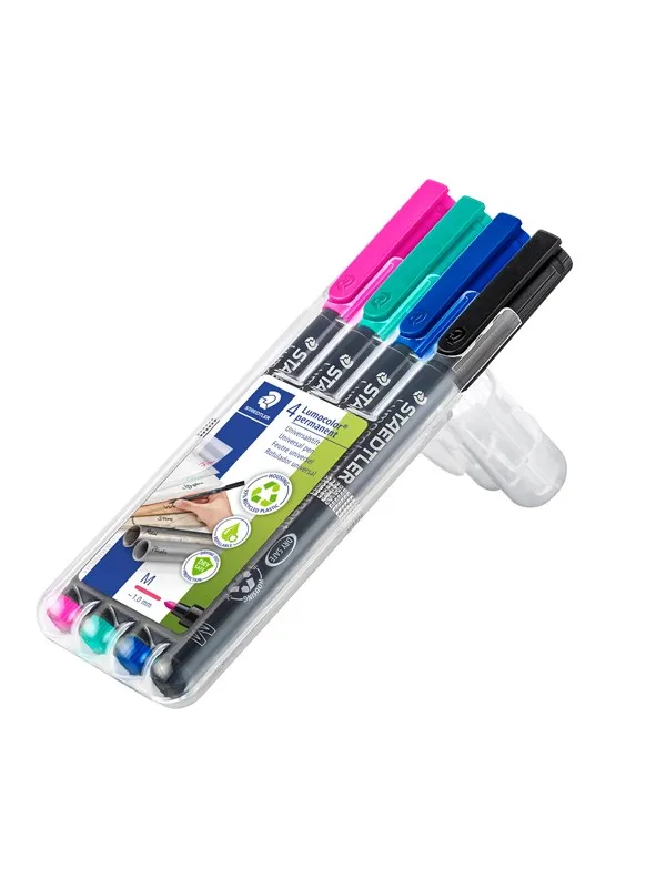 Staedtler Universal pen Lumo M perm 4pcs Box