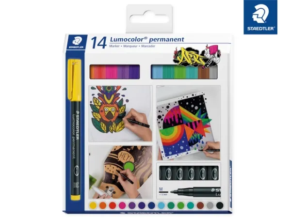 Staedtler Universal pen Lumocolor M per 14pcs