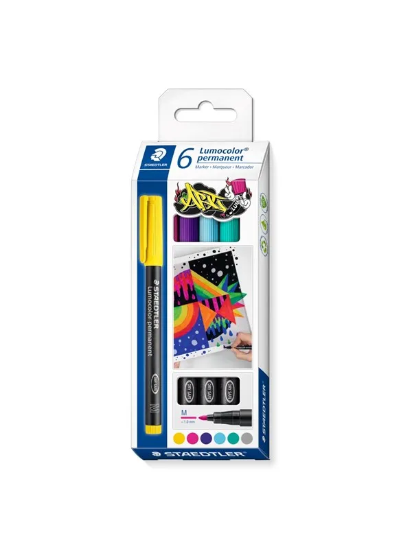Staedtler Universal pen Lumocolor M per 6pcs