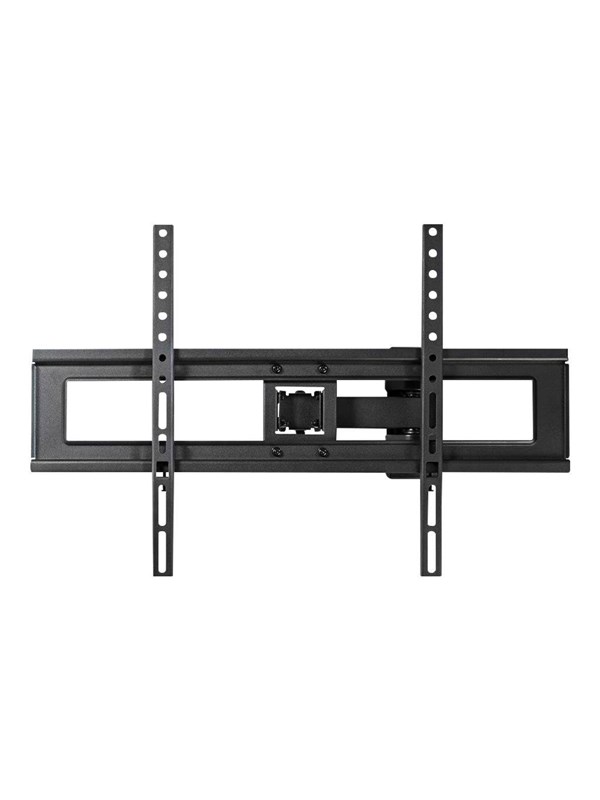 Nedis TVWM1450BK bracket - full-motion - for TV - black - Max 35 kg - recommended for 70"