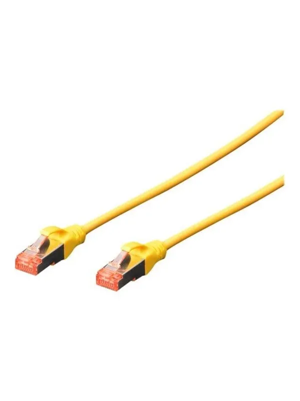 DIGITUS Professional patch cable - 50 cm - yellow - Gul - 0.5m