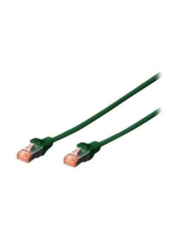 DIGITUS patch cable - 5 m - green RAL 6016 - 5m