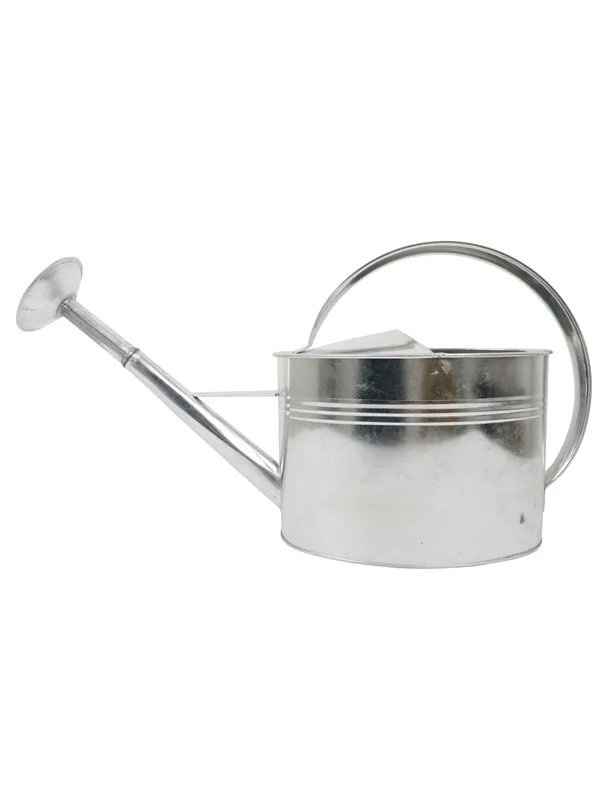 Home>it Watering Can with Rose Head 5 litres Galvanised