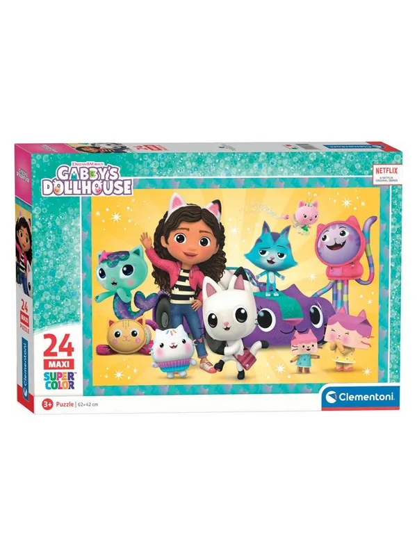 Clementoni Maxi Gabby's Dollhouse Puslespill Gulv
