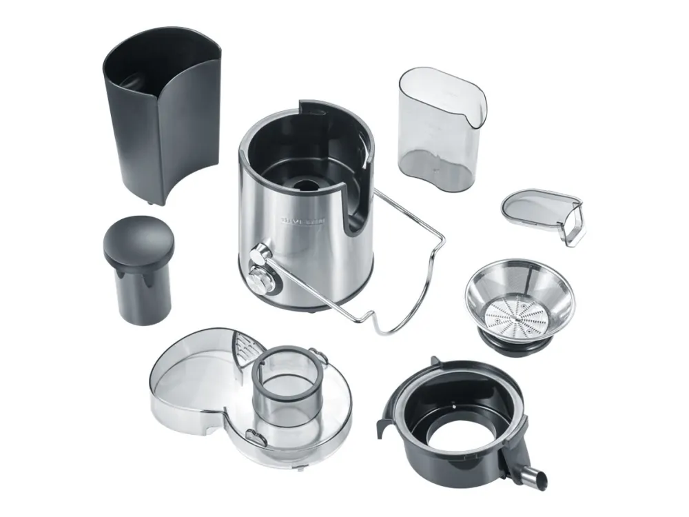 SEVERIN ES 3566 - juice extractor - stainless steel/black
