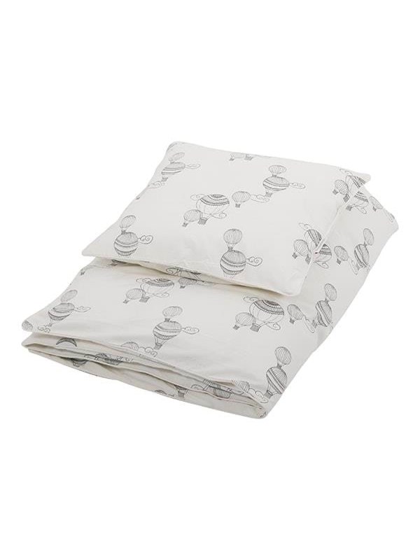Filibabba Junior bedlinen - Airballoon white - SWEDISH DIMEN