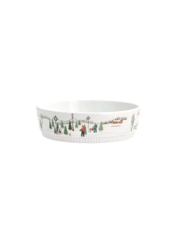 Pillivuyt Bowl shallow no. 4 Winter 1.2 litres 20 cm White Ovenproof porcelain
