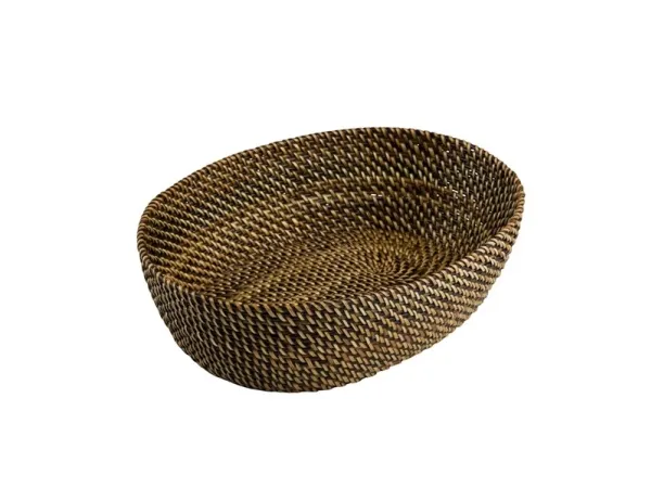 Pillivuyt Bread basket oval 24.5 x 18 cm Light/Dark brown Nito wicker