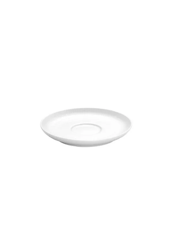 Pillivuyt Saucer Plissé 9 cl 13 cm White