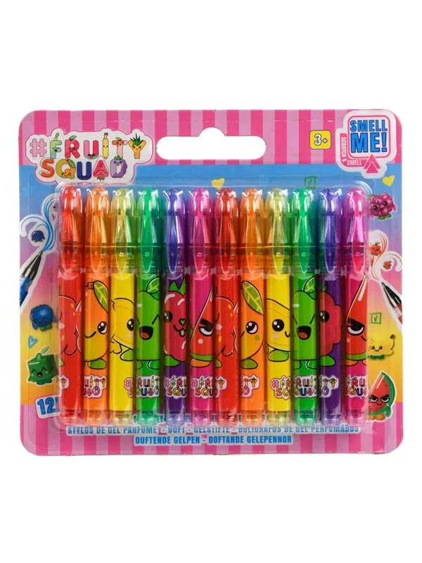 Canenco Fruity Squad Scented Mini Gel Pens 12 pcs