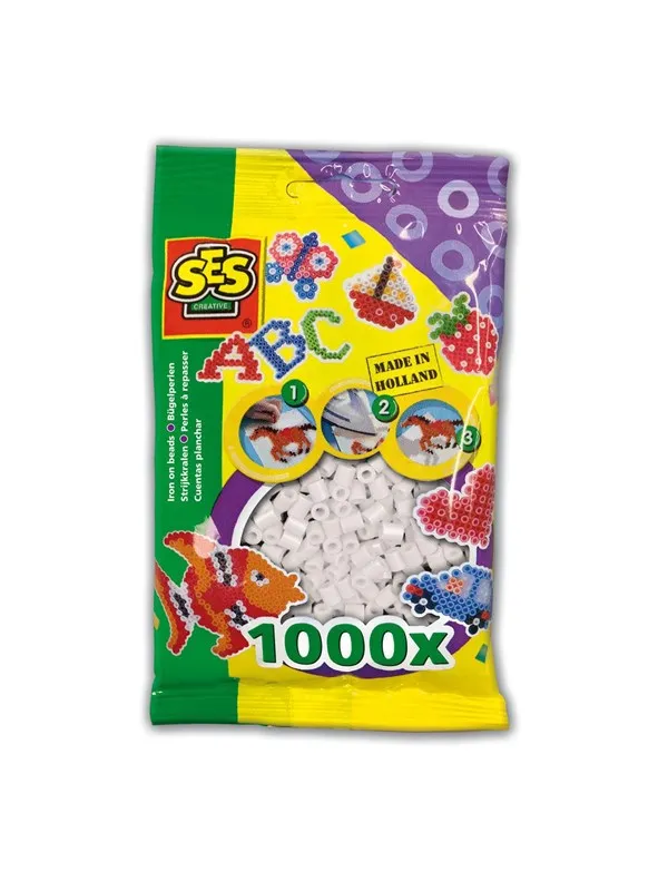 SES Creative Fuse Beads - White 1000pcs.