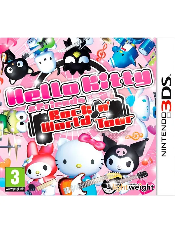 Hello Kitty & Friends: Rockin' World Tour - Nintendo 3DS - Musikk