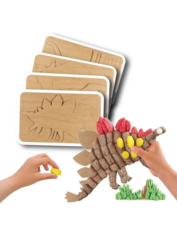 PlayMais Dino Decorating Cards 4pcs.