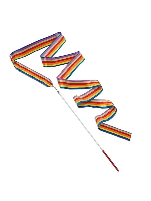 Goki Gymnastics Ribbon Rainbow