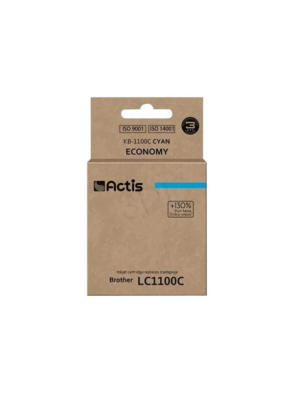 Actis standard KB-1100C - Economy - cyan - ink cartridge (alternative for: Brother LC980C Brother LC65HYC Brother LC1100HYC)