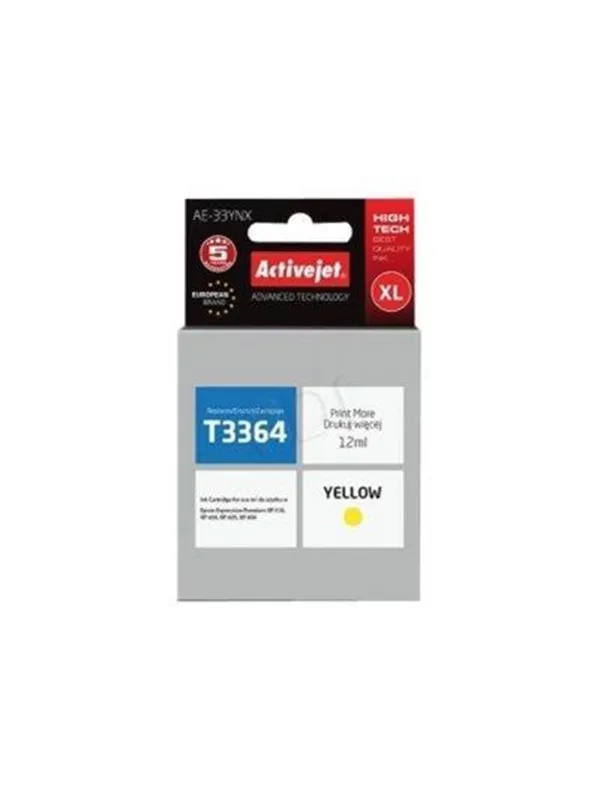 ActiveJet Supreme AE-33YNX - yellow - ink cartridge (alternative for: Epson T3364)