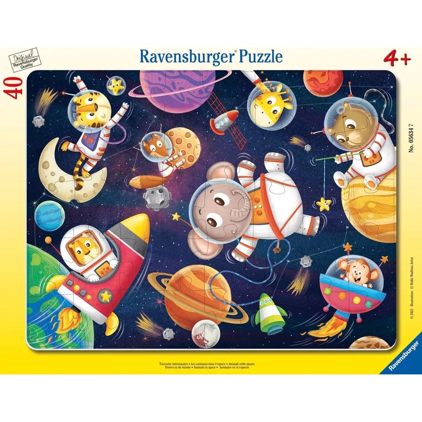 Ravensburger Animal Astronauts 40p Gulv