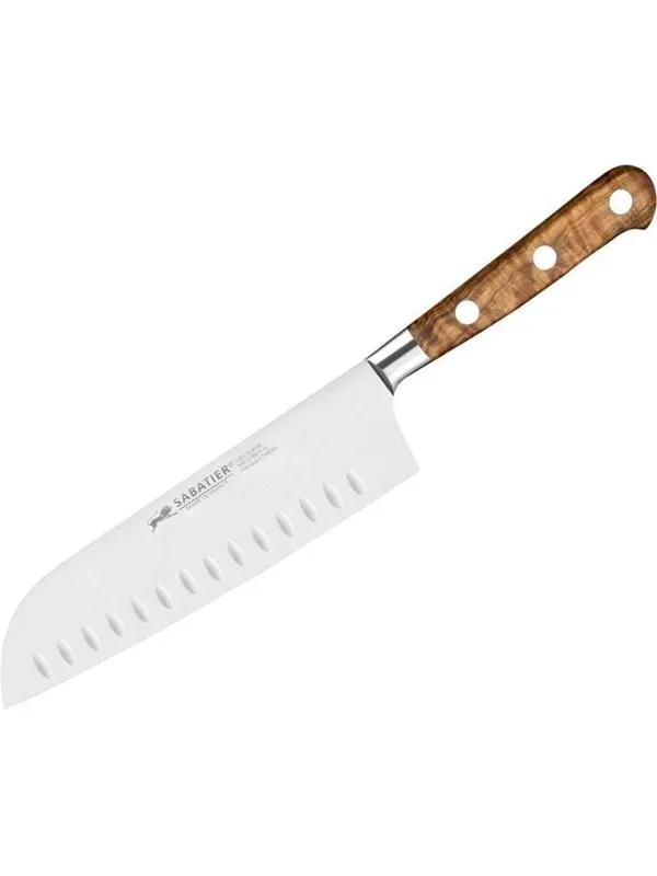 Lion Sabatier Santoku knife Ideal Provence 18 cm Steel/Olivewood