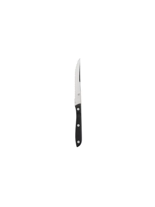 Gense Steak knife Old Farmer black 22 cm Black/Steel