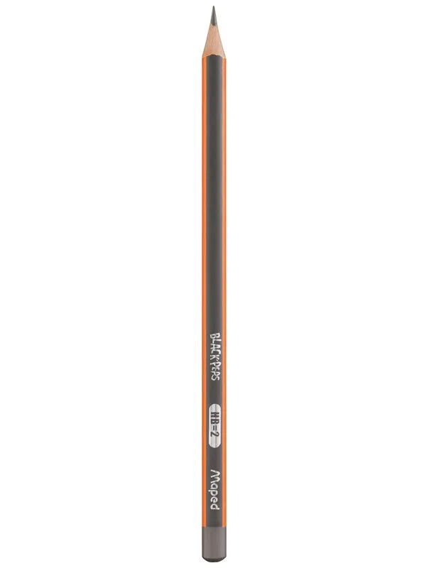 Maped Blackpeps school pencil. HB. Box of 12 pcs