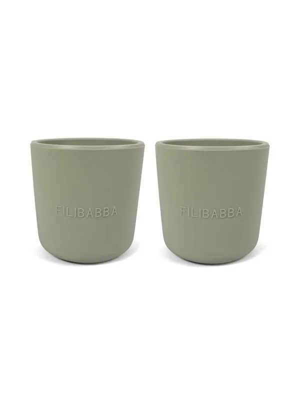 Filibabba Silicone cup 2-pack - Green