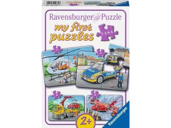 Ravensburger My Emergency Vehicles 2/4/6/8p