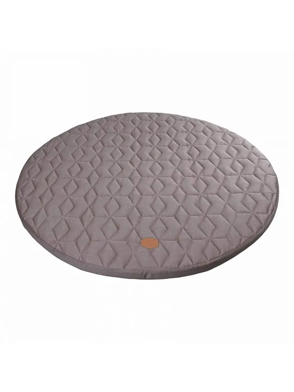 Filibabba Play mat - Soft quilt dark grey