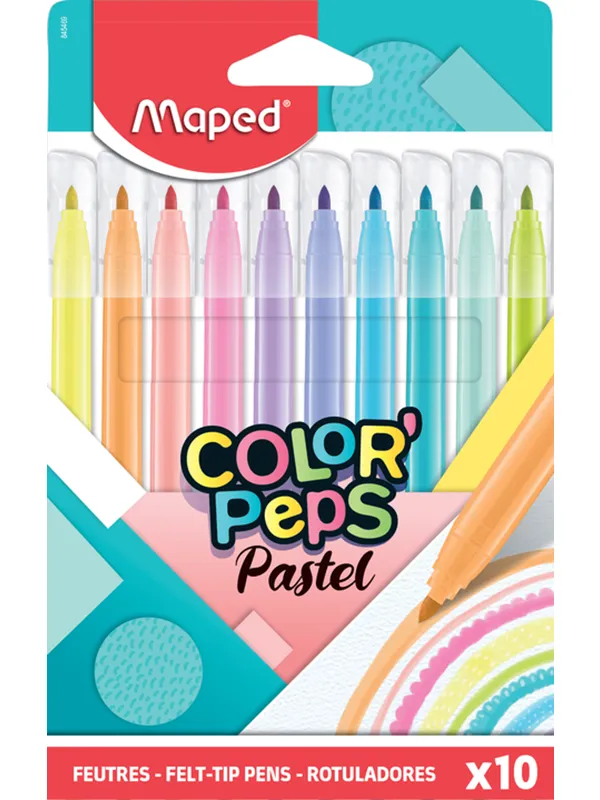 Maped Color'Peps pastel Felt-pens x10