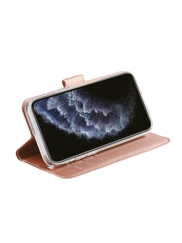 Vivanco Classic Wallet iPhone 12 mini  Rose Gold