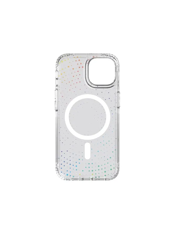 Tech21 Evo Sparkle MagSafe iPhone 13/14/15 Clear