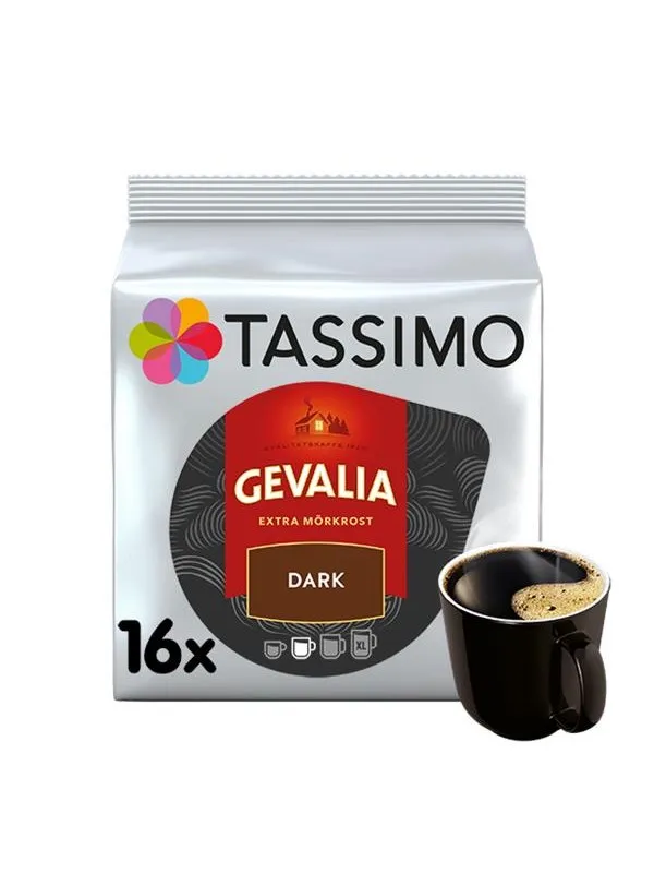 Tassimo Pods Gevalia Dark roast - 16 pcs