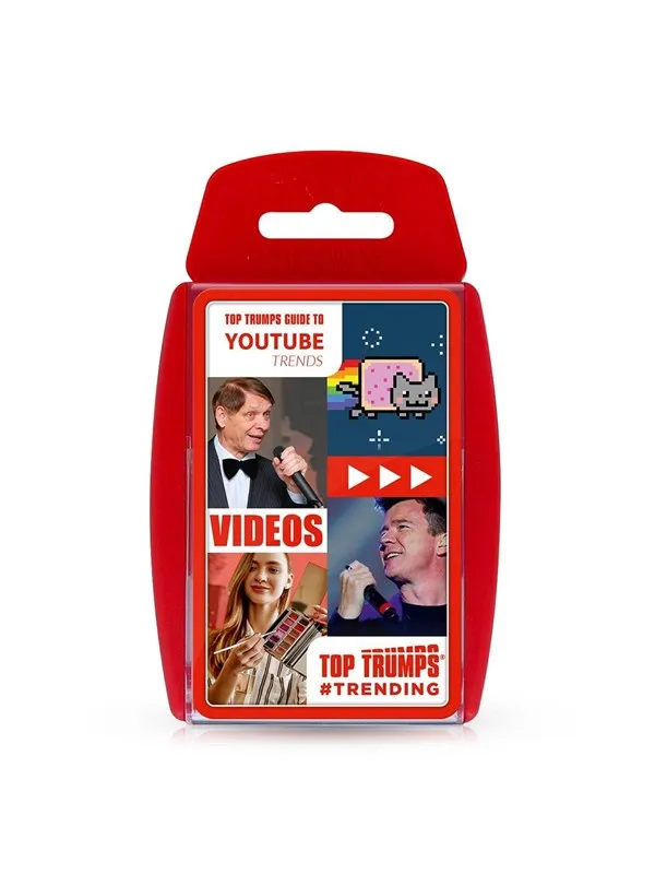 Winning Moves Top Trumps Gen Z - Guide to YouTube Trends Card Game (ENGLISH)