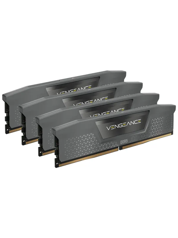 Corsair Vengeance DDR5-5600 - 64GB - CL36 - Quad Channel (4 pcs) - AMD EXPO & Intel XMP - Grå