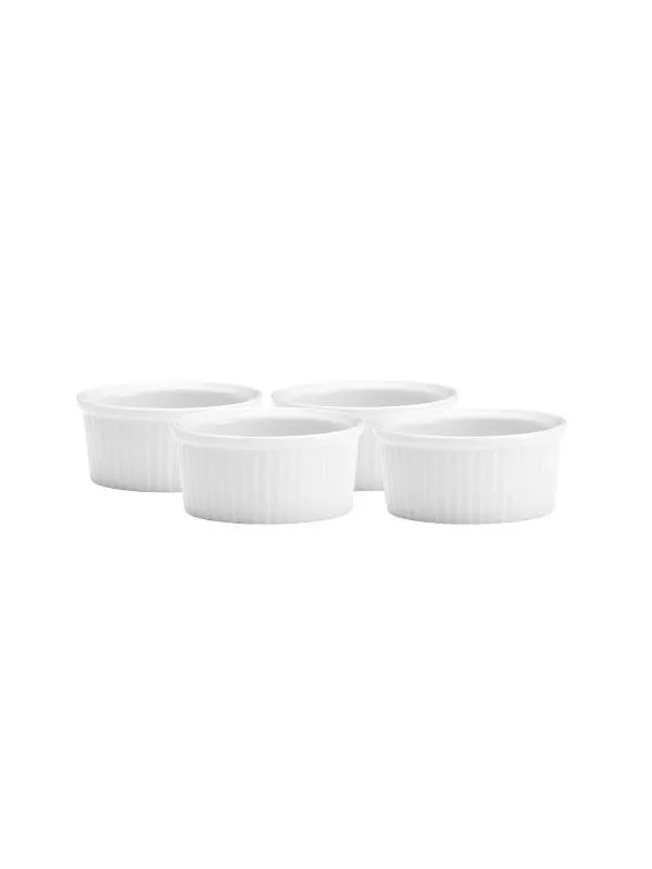 Pillivuyt Serie Originale Ramekin low no. 1 Dia 9 x 4 cm 15 cl 4 pcs. White