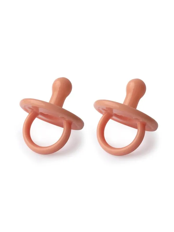 Filibabba Silicone pacifier 2-pack - Coral