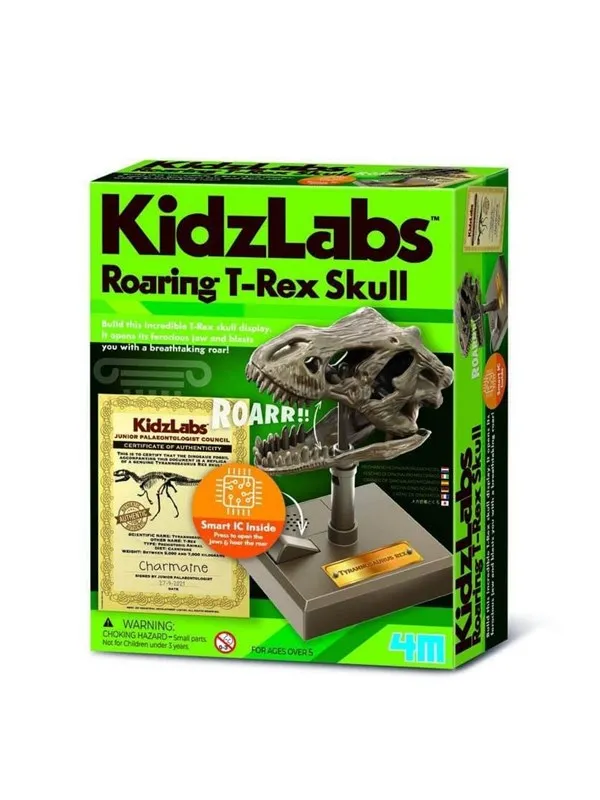 4M KIDZROBOTIX / ROARING T-REX SKULL