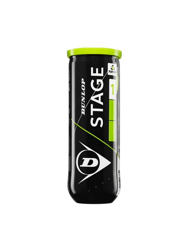 Dunlop Tennisball Stage 1 Green 3-pack