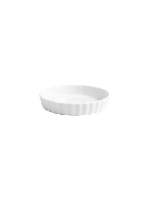 Pillivuyt Pie dish no. 2 - 13.5 x 2.5 cm - White