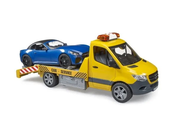 Bruder MB Sprinter transporter with  Roadster and L & S Module
