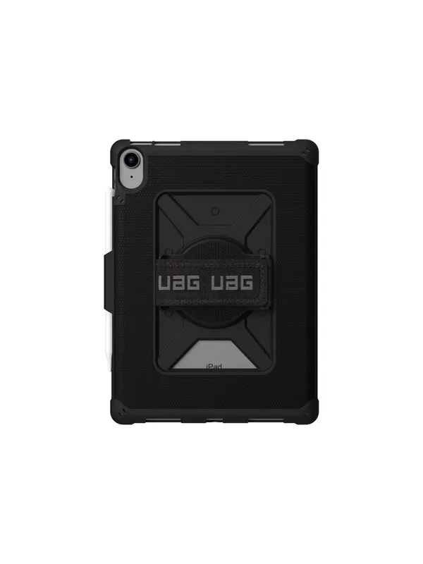 UAG Metropolis Series Rugged Case for iPad 10.9 (10th Gen 2022) - Metropolis w Handstrap Black