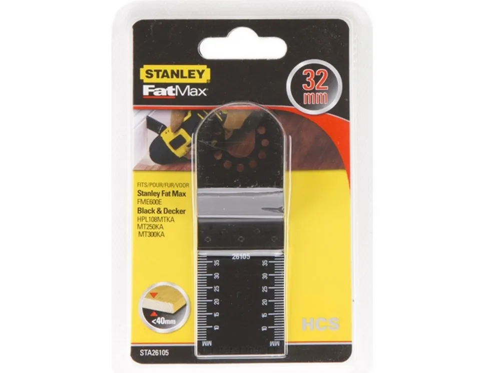 Stanley 1x 32mm HCS Precision Plunge Cut 15 TPI