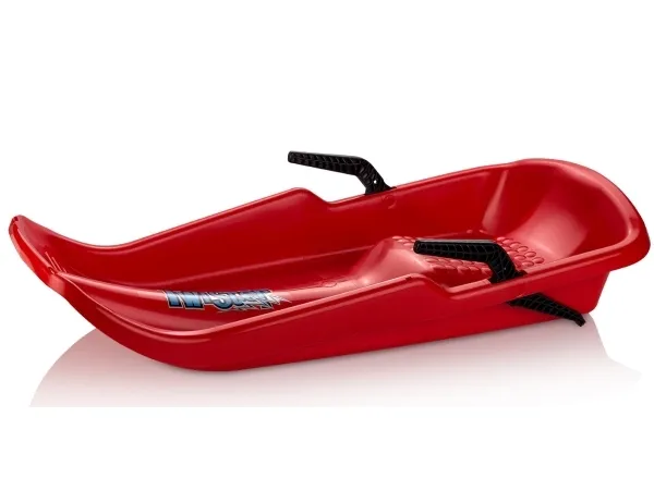 Plastkon Bobslæde Twister rød