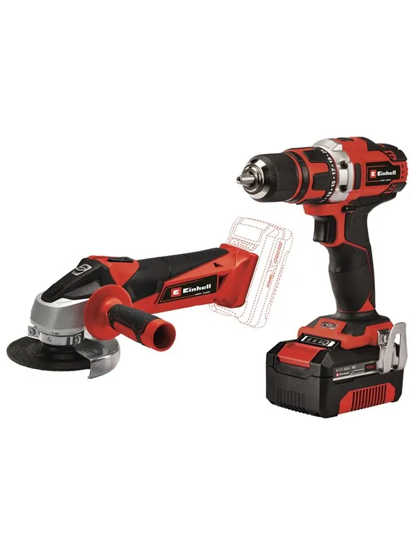 Einhell TE-TK 18/2 Li Kit batteridrevet verktøysett 1x18 V / 4,0 Ah og lader