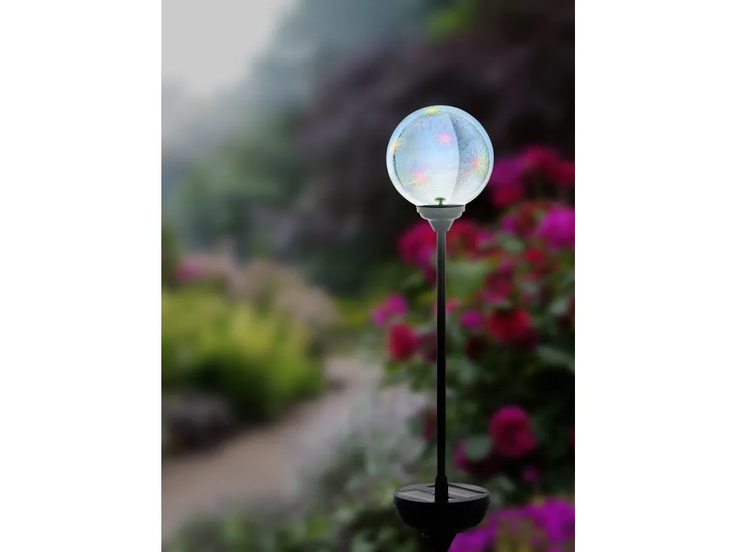 EGLO Solar spear w/ball iridescent